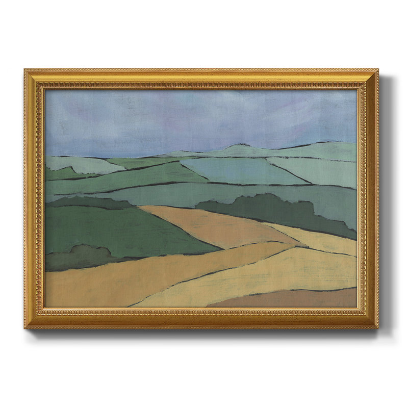 " Blocked Topography II " Painting Print, 20" W x 16" H