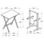 Ensemble de tables-plateaux 4 pièces Mariefred-233551801