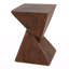 Fire-Resistant End Table for Small Spaces, Dark Brown - 18" Compact Side Table with Scratch-Resistant Top | Holds Coffee, Plants & Remote Controls (Brown)-114823136-114823139