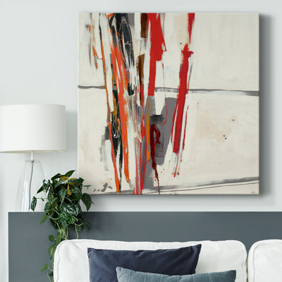 Splash, toile tendue avec châssis abstrait