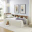 Lit de jour en velours à hauteur ajustable avec tête de lit et chargement sans fil, lit de jour multifonctionnel avec lit gigogne et lumières DEL Upholstery-2139136930