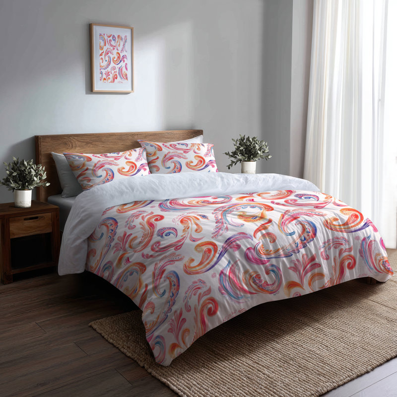 Ensemble d'édredon 6 pièces Modern Modern, Queen Comforter + 3 Additional Pieces