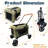 Pet Stroller Foldable Travel Crate With Detachable Carrier For Small And Medium Dog And Cat