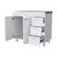 Armoire Darien, armoire double porte, trois tiroirs, quatre pieds-1166986261