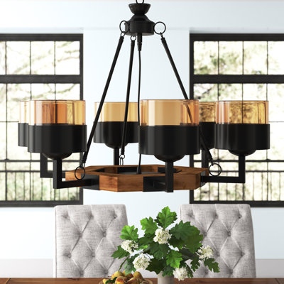 Corcoran 6-Light Shaded Chandelier