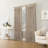 Fernandes Distressed Velvet Semi-Sheer Tab Top Curtain Panel-1237180733-1237180734