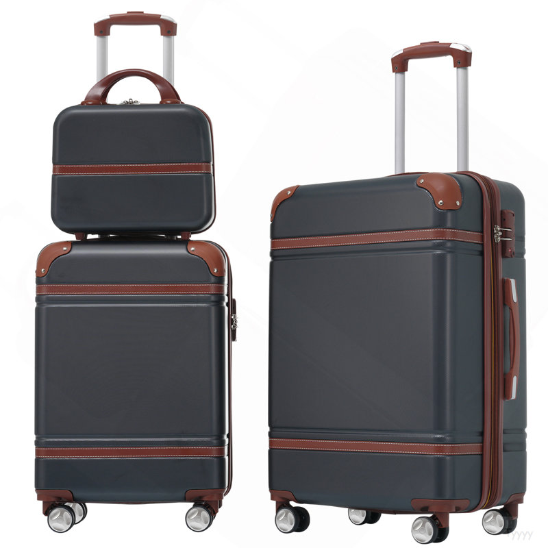 Valise à roulettes Hardshell 3 pièces 20 "+24" Valise avec serrure TSA
