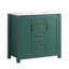 Meuble-lavabo de 36 po avec lavabo simple, meuble-lavabo encastré, armoire de rangement avec 2 portes et 2 tiroirs, fermeture en douceur, rangement multifonctionnel-757860392