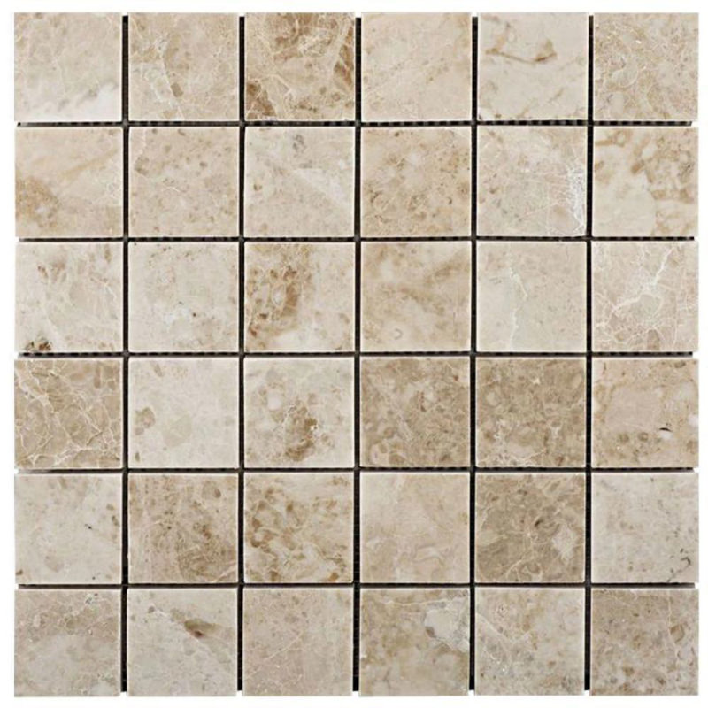 2" x 2" Marble Grid Mosaic Wall & Floor Tile