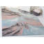 Tapis abstrait rose / bleu / gris Donnovan-1938660471