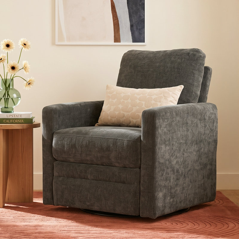 Encino Swivel Power Recliner, Smoke