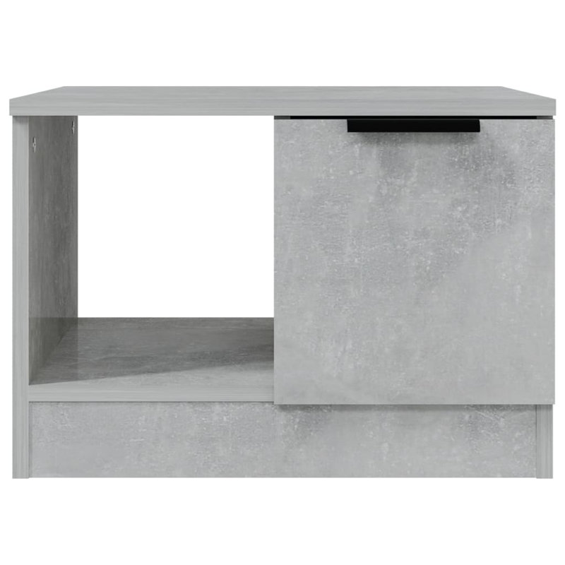 Jarran Frame Coffee Table with Storage, Concrete Grey