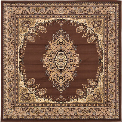 Tapis oriental noir Balthrop