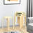 18.5 " H Faux Leather Upholstered Birch Solid Wood Side Chair Stacking