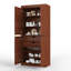 Armoire de cuisine haute 100% en bois massif avec portes et 2 tiroirs Bryani, tablettes réglables, armoire de rangement modulaire, l 32 po x H 71,5 po-600719150