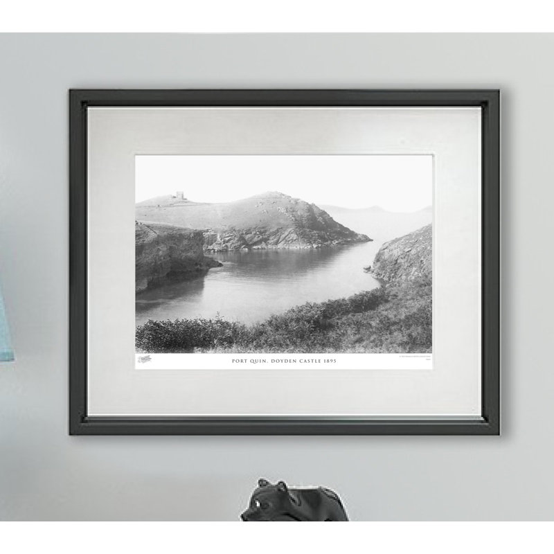 Port Quin, Doyden Castle 1895 - Single Picture Frame Print, 45cm H x 60cm W x 2.3cm D