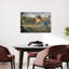 Scene Of War In The Middle Ages, C.1865 Abstract Contemporary Horse Wall Art Print by Edgar Degas - Wrapped Canvas Print-134721729