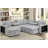 4 Pieces 108" Sleeper Sectional U Shaped Modular Sofa Bed With Storage Space-985757968