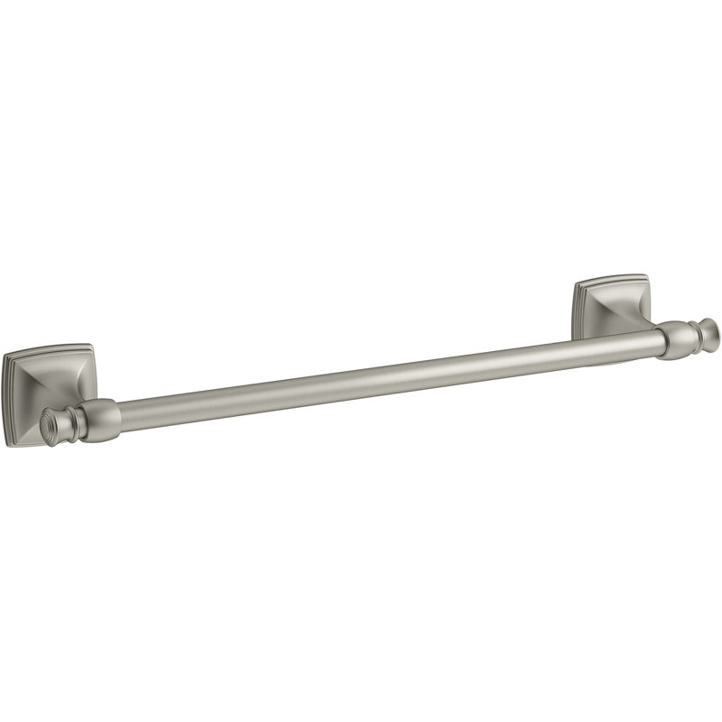 Grand Towel Bar, Vibrant Brushed Nickel, 18"W