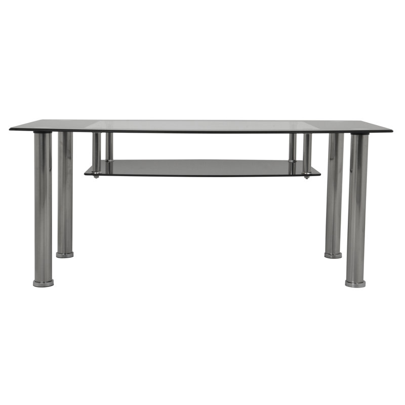 Table basse avec porte-revues