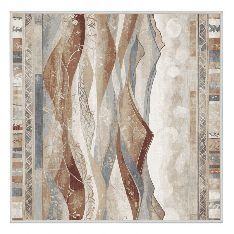 Tapis Serene Pathway, Carré 3 pi