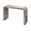 Grounded Veneer Console Table, Sand Grey