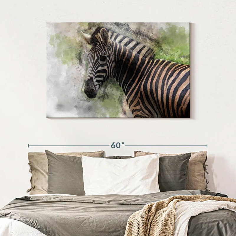 Brampt Magnificent Zebra, 32" H x 48" W
