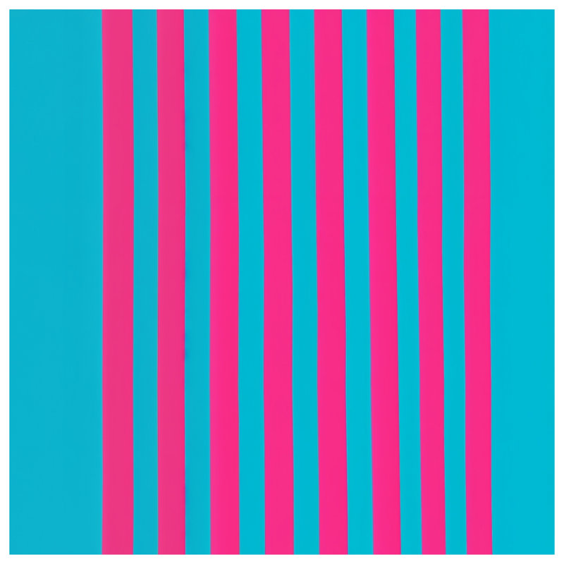 Vibrant Stripes Polyester Striped Bedspread, Twin