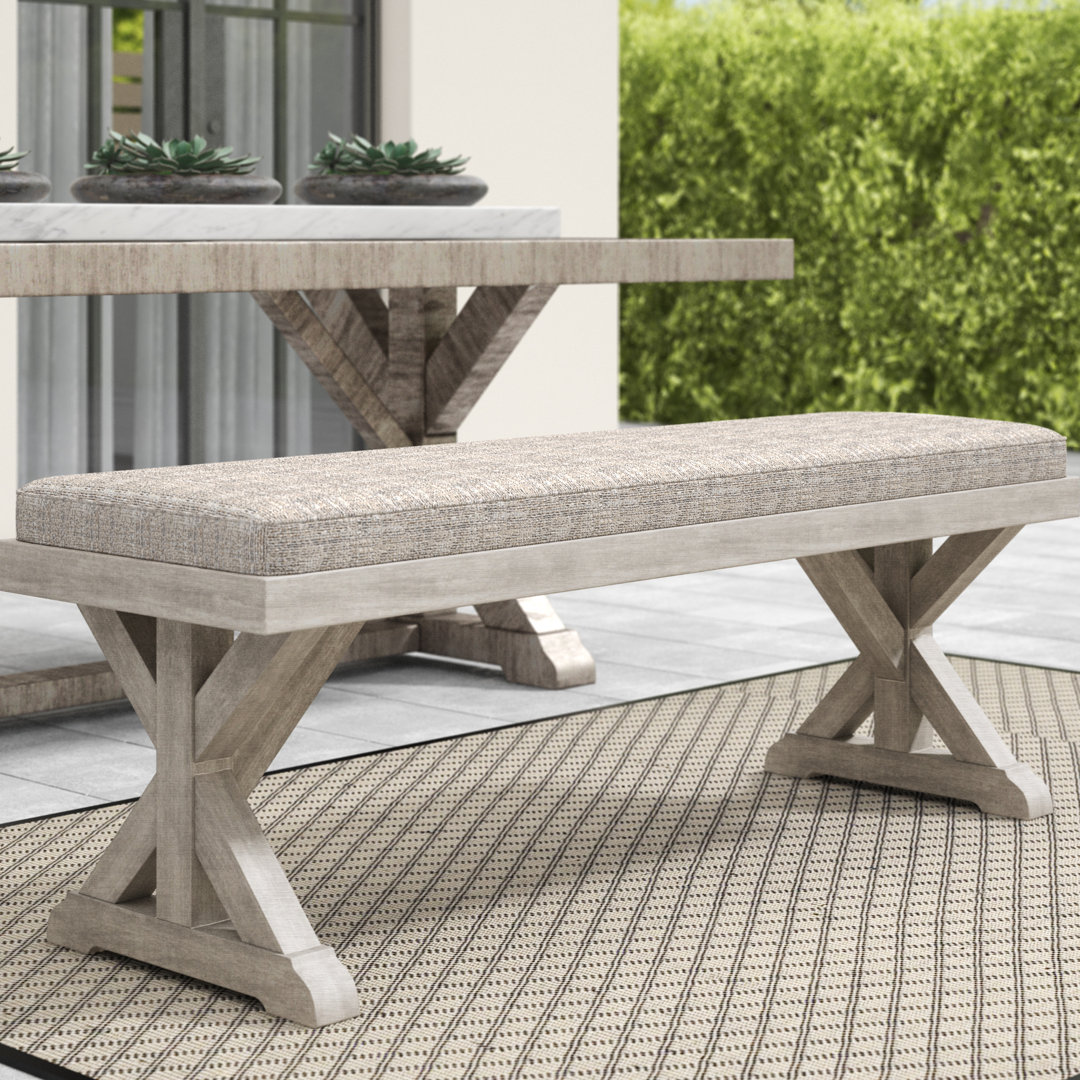 Danny Aluminum Picnic Bench Beachcrest Home™ 