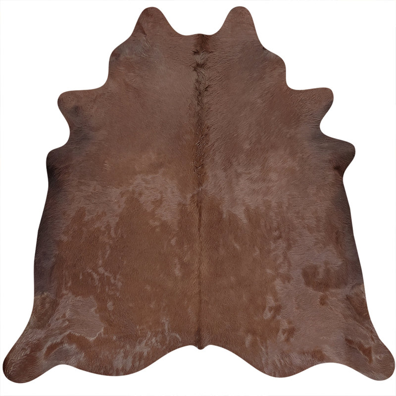 Dyed Brazilian Chocolate Cowhide Rug – Genuine Leather Area Rug