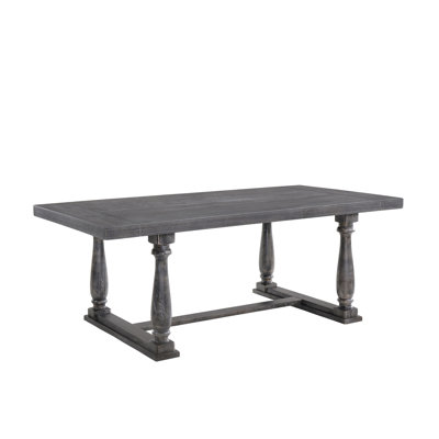 Bernard Weathered Gray Oak Finish Dining Table(Not Including Chair)
