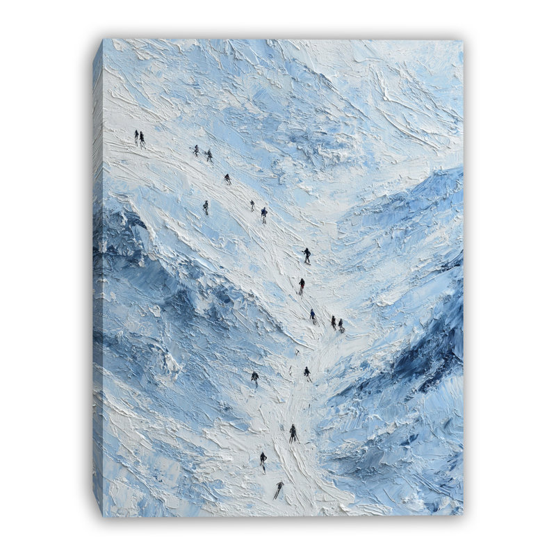 Art mural sur toile Frozen Pathway, 30 po x 40 po