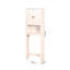 Armoire de rangement pour salle de bain en bois au-dessus de la toilette avec tablette réglable 23,62 po x 7,72 po x 67,32 po