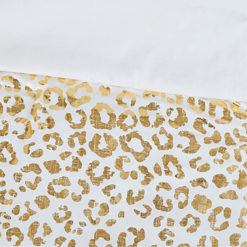 Metallic Animal Printed Comforter Set