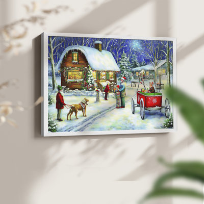 Art de Noël - DCXII - Reproduction encadrée - Restickable
