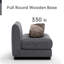 Canapé-lit modulaire en L Chenille-1650112558