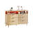 6 Drawer Cabinet With Fluted Panel RGB LED Light 47 Inch W-906773480