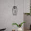 1 - Light Matte Black Chandelier Pendant