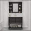 Meuble-lavabo de 36 po avec armoire à miroir et tablette réglable-506449672