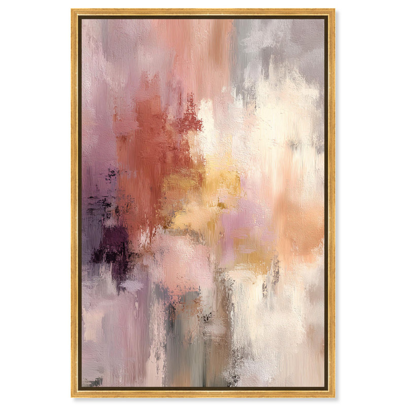 "Hazy Sunset I", reproduction d'art sur toile par Art Remedy, cadre doré, 36 x 54, H 55 po x l 37 po, Cadre doré