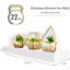 Tablettes flottantes murales pour décoration murale Sorbus - moyennes 16,25 po, paquet de 4, blanc-826245567-826245565