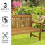 Banc de jardin en teck Heilman-2123678463