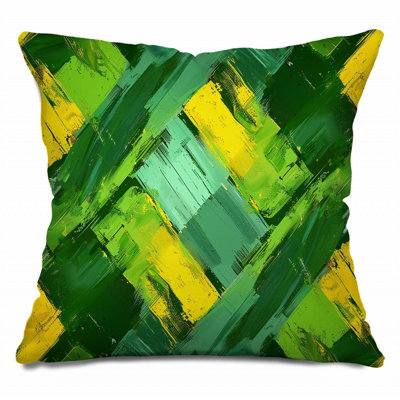 Trendy Floral Plush Cotton Blend Reversible Throw Pillow