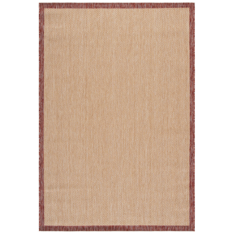 Tapis d'intérieur à chevrons Courtyard Performance, 4'-0" x 5'-7" Rectangle