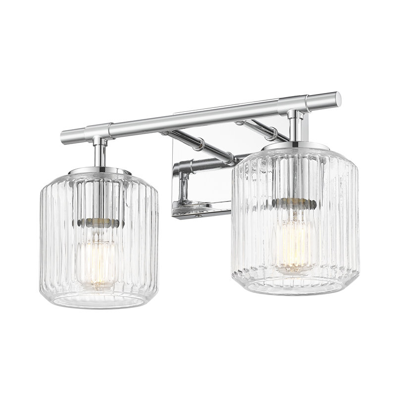 Meuble-lavabo 2 lumières Braggs, Chrome poli