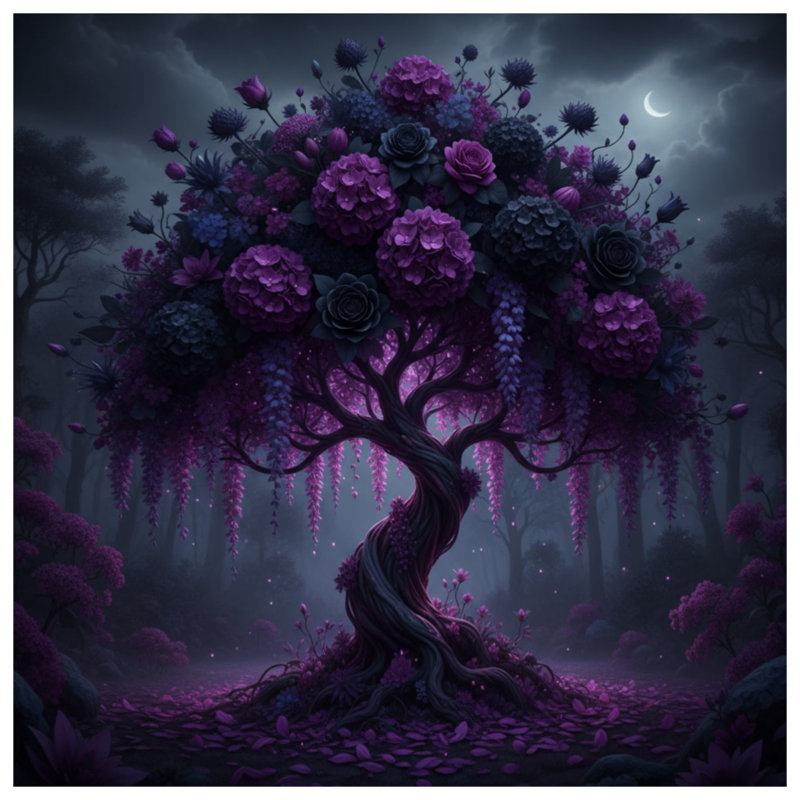 Housses de couette arbre clair de lune, Twin