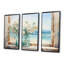 «Blue Window Beachfront View Blooms I» - art mural fenêtres côtières-881850118-881850122