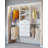 Modular Closets Closet System Walk-In Sets, 2 Double Hanging Unit with 4 Drawer Shelf Tower-1511519740