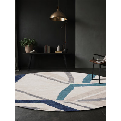 Tapis beige soyeux et moelleux