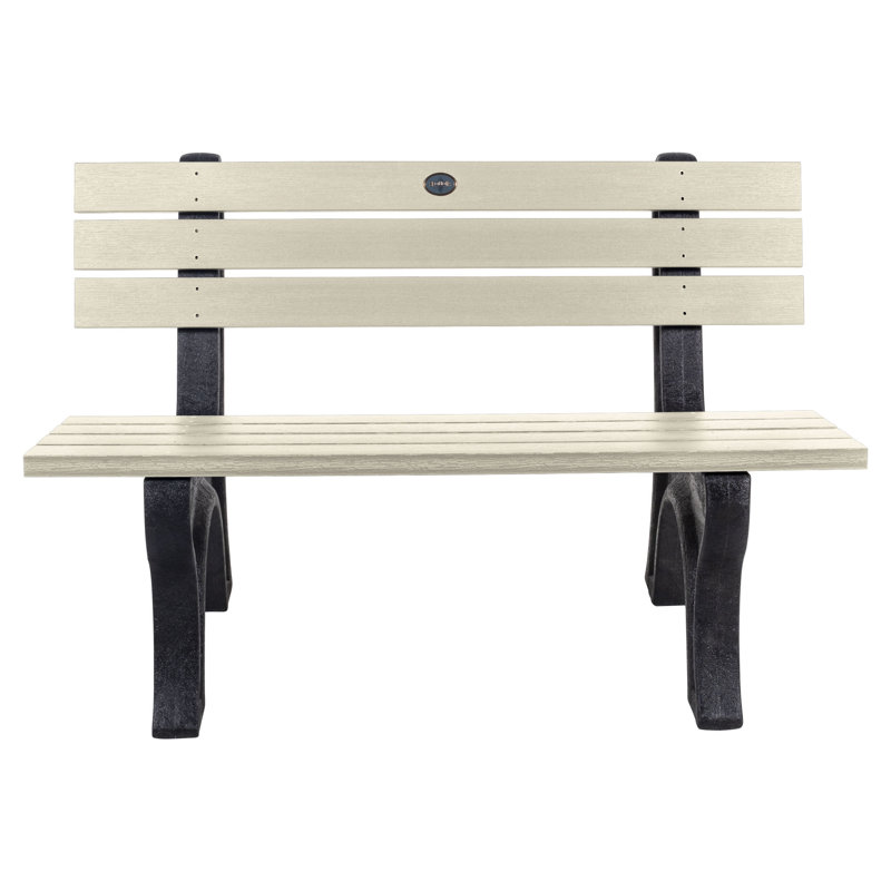 Swing Outdoor Bench, Whitewash